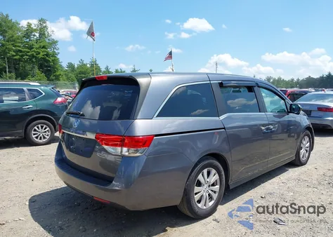 2016 Honda Odyssey Ex from USA, damaged, VIN 5FNRL5H41GB109646